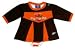 Cleveland Browns Infant Ruffled Cheer Dress, Size= 3 - 6 Months
