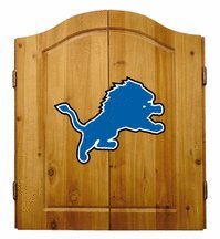 Detroit Lions NFL Dart Cabinet and Dartboard Set by Imperial International