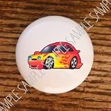 TRANSPORTATION KIDS RED CAR DRAWER PULLS KNOBS