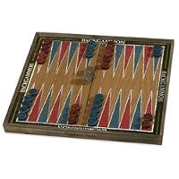 Melissa and Doug Classic Wooden Backgammon Set