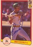 Rob Picciolo, Oakland Athletics Autographed Card