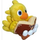 Final Fantasy Chocobo Reading Magic Book Plush Figure