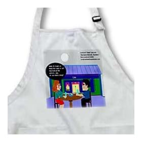 The Blog-Blind Date - Medium Length Apron With Pouch Pockets 22w X 24l by Blinds