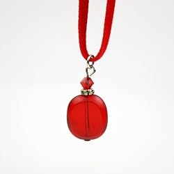 Glass Pendant - Wen Red 2