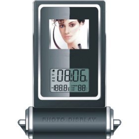 1.4" Digital Photo Frame Clock & Thermometer
