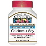 Calcium + Soy - 90 tabs., (21st Century)