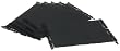 DII Black Fringed Placemat, Set of 6