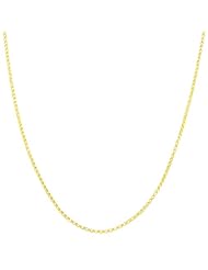 14 Karat Yellow Gold 1.1-mm Solid Rolo Chain (24 Inch)