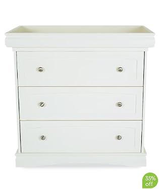 bordeaux dresser - almond white