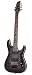Schecter Hellraiser Special C-7 Electric Guitar, Floyd Rose,  See-Thru Black LH