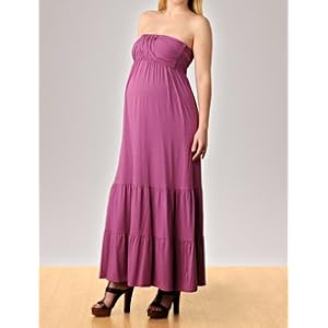 Buy A Pea in the Pod Collection: Strapless Smocked Maternity Maxi Dress by A Pea in the Pod