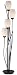 Black Metal and White Glass Tulip 4 Light Floor Lamp