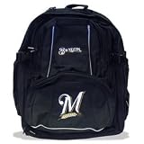 MLB Black Milwaukee Brewers Deluxe Backpack