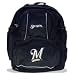 MLB Black Milwaukee Brewers Deluxe Backpack