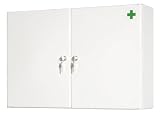 Produkt-Bild: Medizinschrank Medizinschrank Apothekerschrank Medi II inkl. Schloss und Einlagen