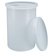 Nalgene 54100-0005 HDPE 19L Lightweight Laboratory Cylindrical Tank, with Cover