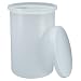 Nalgene 54100-0005 HDPE 19L Lightweight Laboratory Cylindrical Tank, with Cover