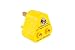 Anti Static ESD Grounding Plug, UK 2xBanana Socket 1x10mm Stud