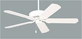 Emerson Ceiling Fans CF755HTW Designer Ceiling Fan in Heavy Textured White with Reversible Blades