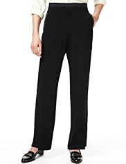 Classic Collection Contrast Stitch Crepé Trousers
