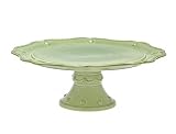 Juliska Berry & Thread Small Cake Stand, Pistachio Green