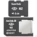 4GB Speicherkarte Memory Stick Micro M2 Sony Ericsson W395 inkl. Adapter auf Pro Duo + Sandisk Travelbag Aufbewahrungstasche