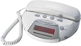 Nw Bell 28501 Corded Phone With Am/Fm Clock Radio & Alarm