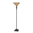 Quoizel TF961UVB Finton 1 Light Tiffany Torchiere