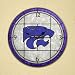Art Glass Clock-Kansas State