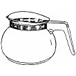 Tops Mfg. 1599 Replacement Carafe
