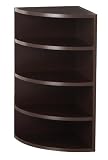 Foremost 328009 Modular Corner Radius Cube Storage System, Espresso