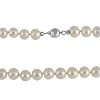 Bella Donna Damen Perlenarmband 925/000 Silber S��wasser-Zuchtperlen wei� 9,0 - 9,5 mm 19 cm 635548