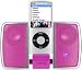 LOGIC3 IP102 i-Station Travel Speaker - pink iPod speakers MP3 speakers