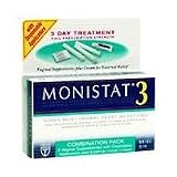 Monistat 3 Day Combination Pack with Disposable Applicators - 1 pack