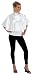 Soft satin material 30" length Perfect for esthetician's application Snap closure Cool, practical, and washable
