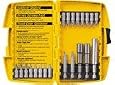 DEWALT DW2161 21 Piece Screwdriving and Nutdriving Set in Plastic Case