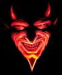 HALLOWEEN T-SHIRT - DEVIL FACE! DIABLO SHIRT!