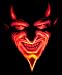 HALLOWEEN T-SHIRT - DEVIL FACE! DIABLO SHIRT!