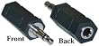 3.5mm Stereo Female / 3.5mm Mono Male Adaptor