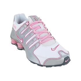 Nike Shox NZ Girls' Running Shoe white/pink 312807-112
