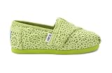 (トムス)TOMS Lime Tiny Crochet Classics