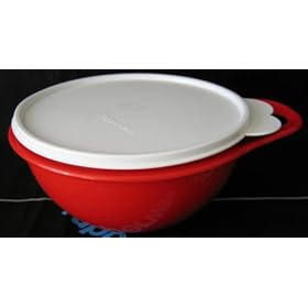 Tupperware Thatsa Bowl 6 cup Mini Chili Red