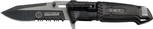 Tac Force Tf-749Em Assisted Opening Knife, 4.75-Inch Closed Tac Force Tf-749Em Assisted Opening Knife, 4.75-Inch Closed