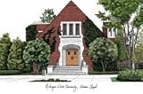 Michigan State University: Alumni Chapel Lithograph