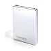 Toshiba StorE Steel PA4152E-1HE0  500 GB externe Festplatte (6,4 cm (2,5 Zoll), USB 2.0) Edelstahl - silber