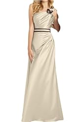 Satin One Shoulder Evening Dress/Prom Dress/Party Dress 