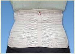 Ventilated Beige Elastic Belt-Xsmall