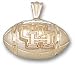 Houston Cougars Solid 10K Gold ''UH'' Football Pendant