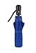 GALLERIA ENTERPRISES, INC. Blue Daisy Auto Open/Close Folding Umbrella