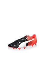 Puma Zapatillas de fútbol Evospeed 1.5 Tricks Fg (Negro / Rojo / Blanco)